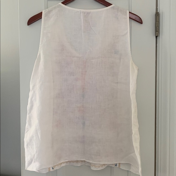 Johnny Was Multicolor Embroidered Tank Top Size M - Picture 4 of 6